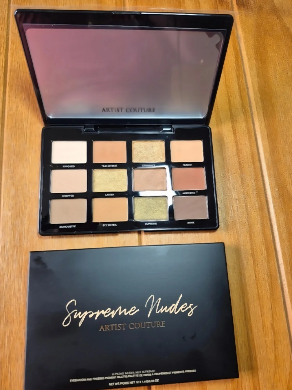 Artist Couture Nude & Gold Eyeshadow Palette - Warm Neutral Shades